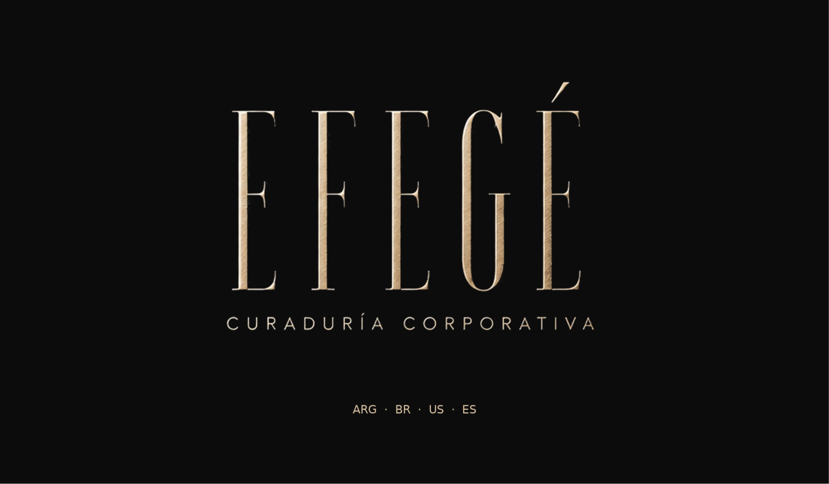 EFEGÉ. Curaduría Corporativa.